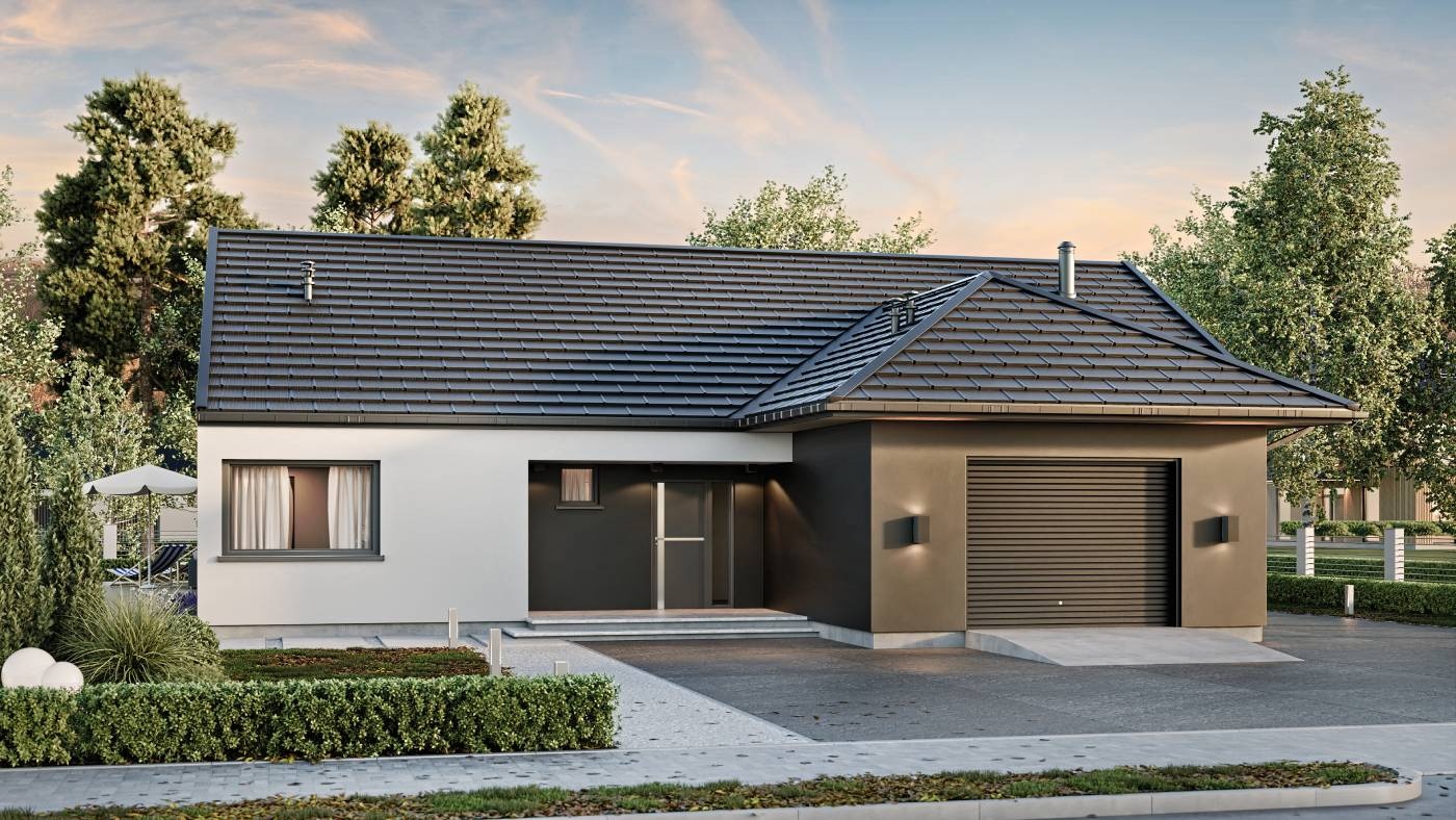 Przykładowa Realizacja Blachodachówka Blachotrapez Kuga