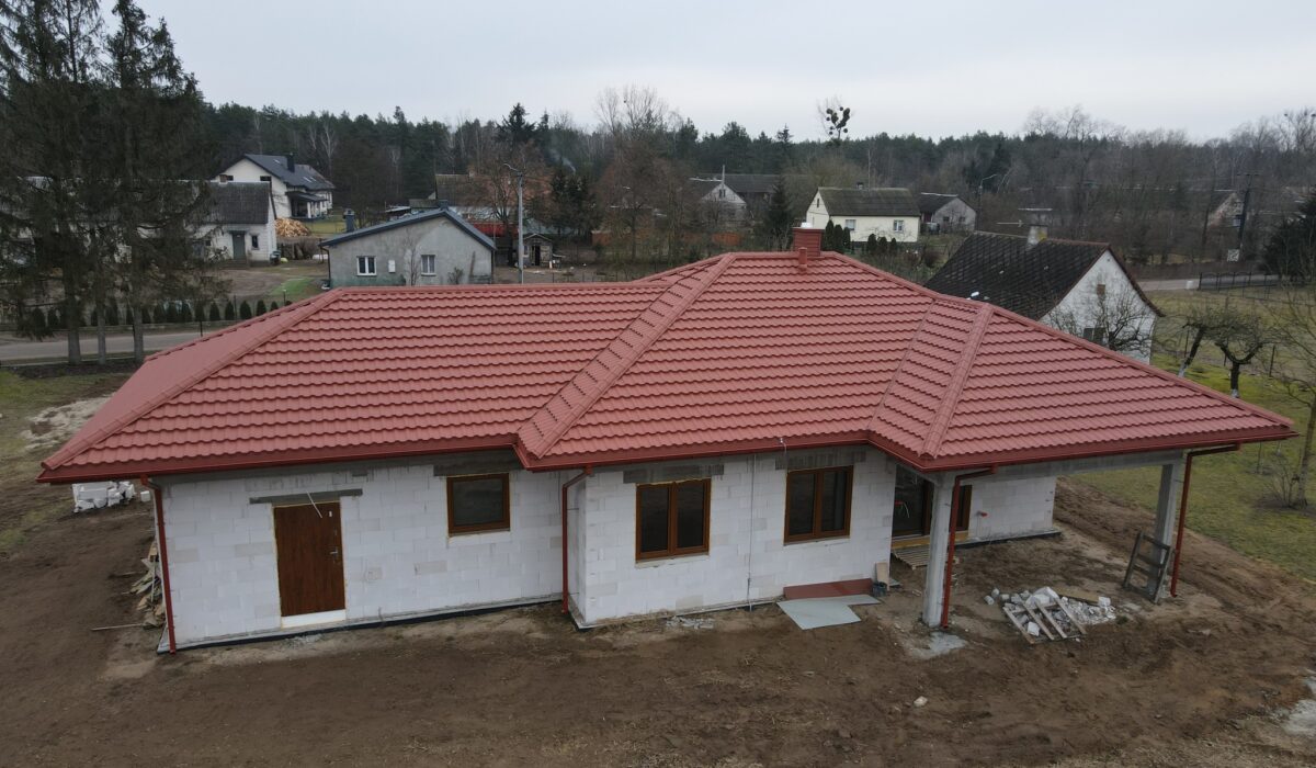 Realizacja Blachodachówka Blachotrapez German