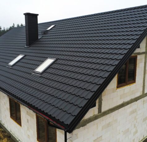 Polmar Dachy - Realizacja Blachodachówka Blachotrapez Enigma