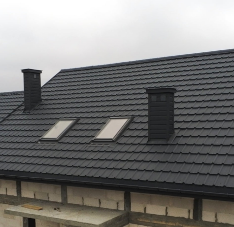 Polmar Dachy Realizacja Blachodachówki Pruszyński Fiord