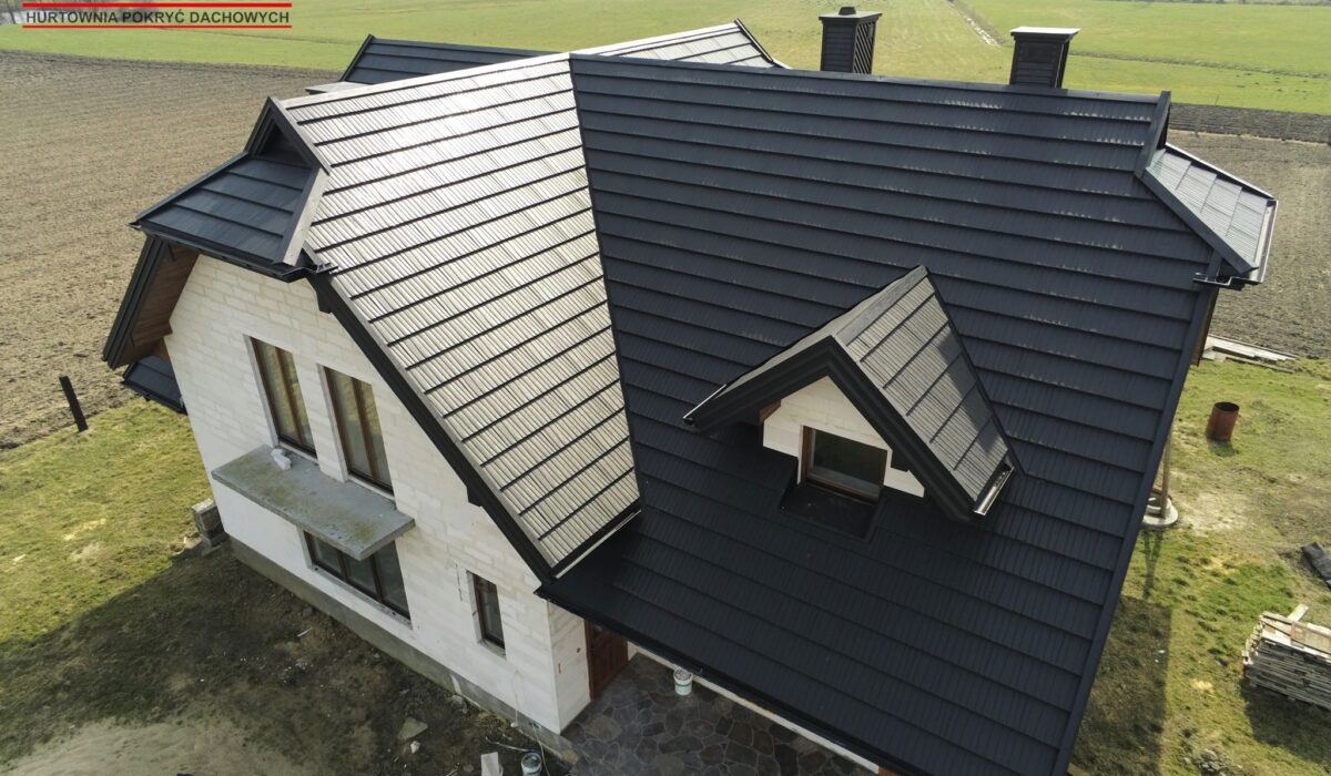 Polmar Dachy Realizacja Gontu Blaszanego Blachotrapez Janosik