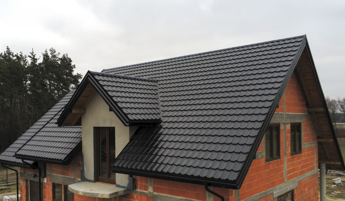 Realizacja Blachodachówki Blachotrapez Talia - Polmar Dachy
