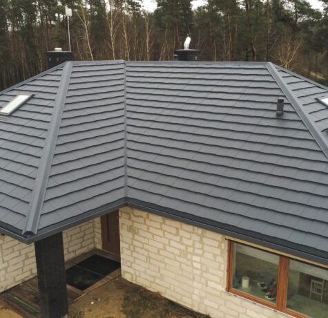 Realizacja Blachodachówki Bratex Savanna Polmar Dachy