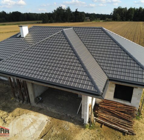 Realizacja blachodachówki Blachotrapez Estima - Polmar Dachy