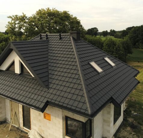 Realizacja blachodachówki Blachotrapez Estima Polmar Dachy