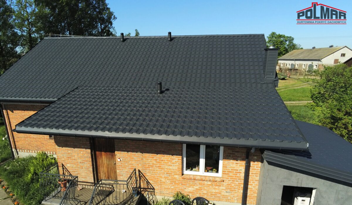 Realizacja blachodachówki Blachotrapez Germania - Polmar Dachy