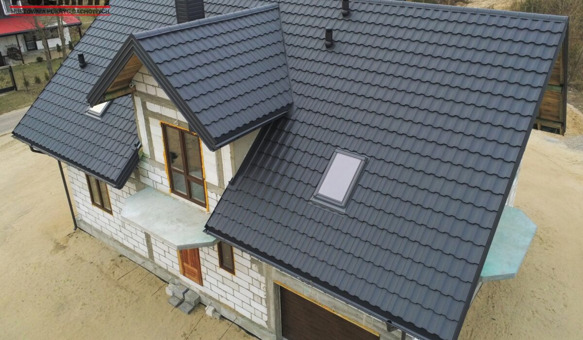 realizacja Blachodachówki Blachotrapez Germania Polmar Dachy