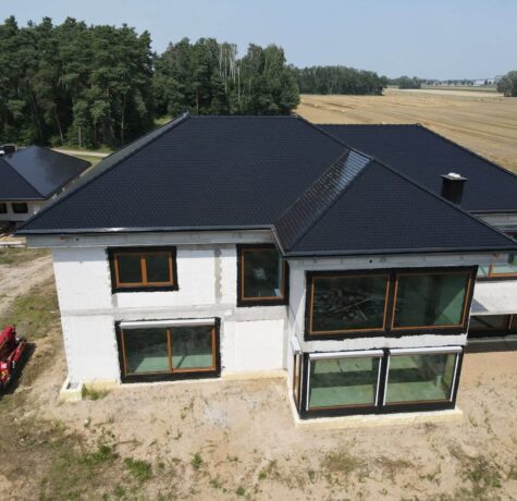 Dachówka Ceramiczna Braas Opal Czarny Błyszczący Glazura