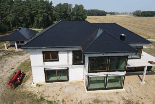 Dachówka Ceramiczna Braas Opal Czarny Błyszczący Glazura